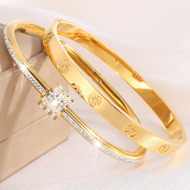 Signature Gold Duo Bangles