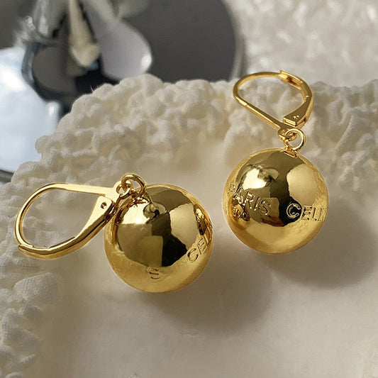 Golden Orbs Earrings