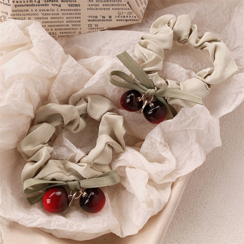 Merry Cherry Scrunchie