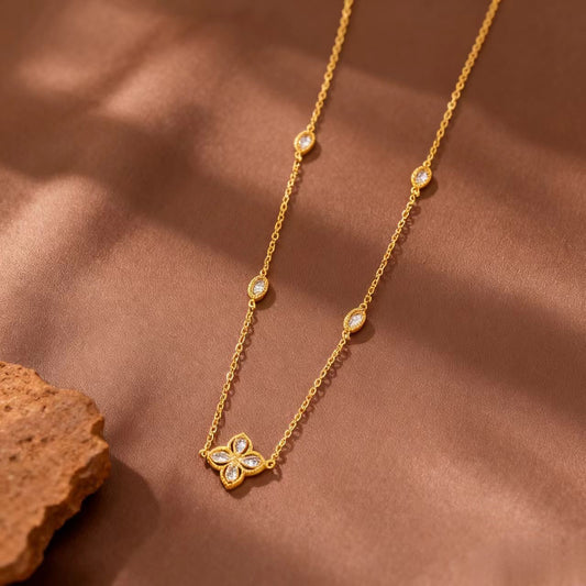 Floral Sparkle Necklace