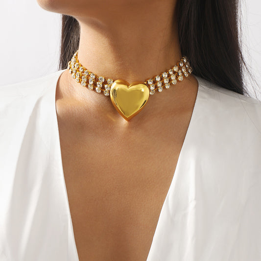 Chunky Heart Choker