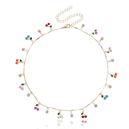 Pintresty Cherry Charm Necklace