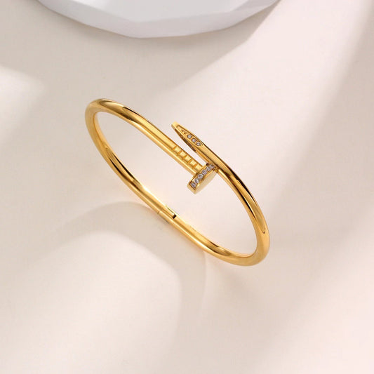 Golden Edge Nail Bangle