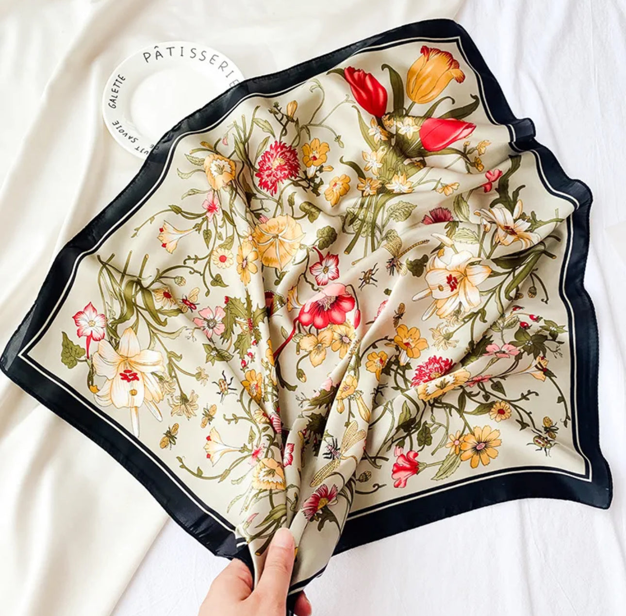 Head Scarf - Flora
