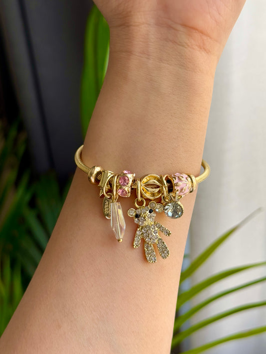 Teddy Luxe Charm Bracelet