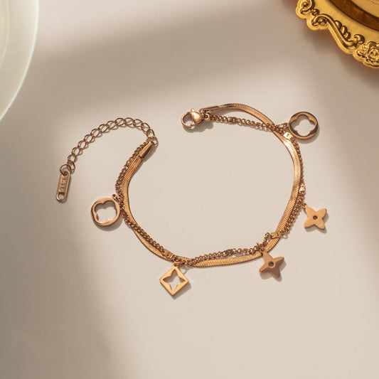 Demure Double Layer Bracelet