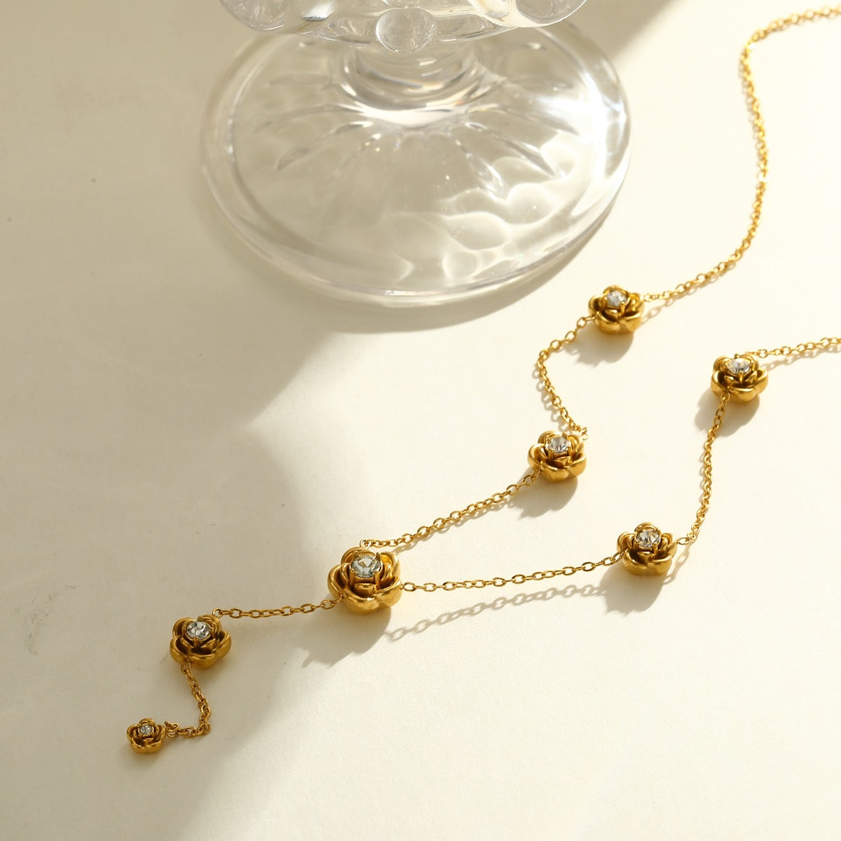 Bloom Drop Gold-Plated Chain