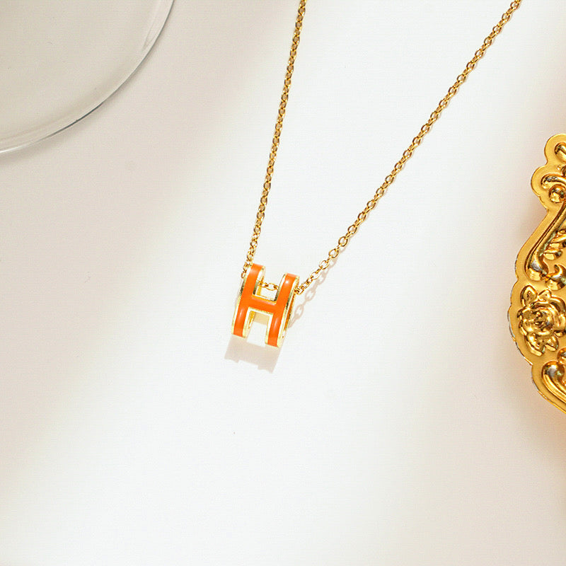 Classic H Motif Necklace