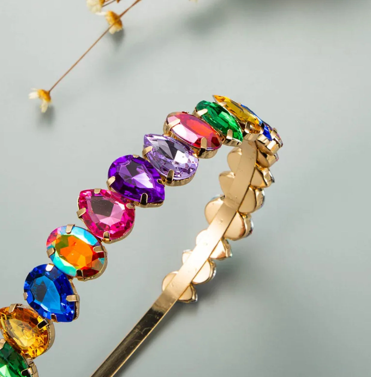 Rainbow Gem Hairband