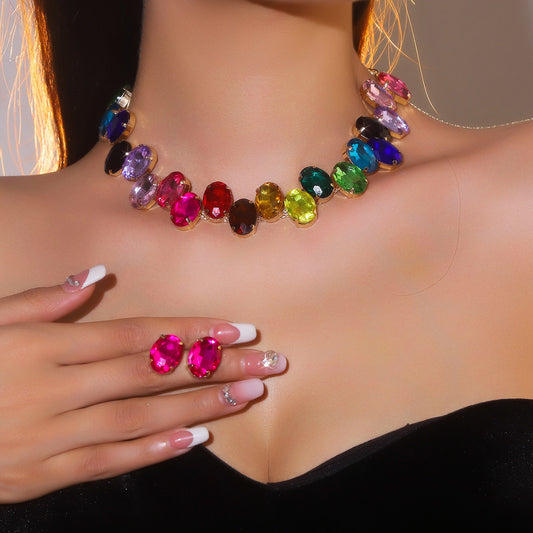 Radiance Spectrum Necklace and Earrings