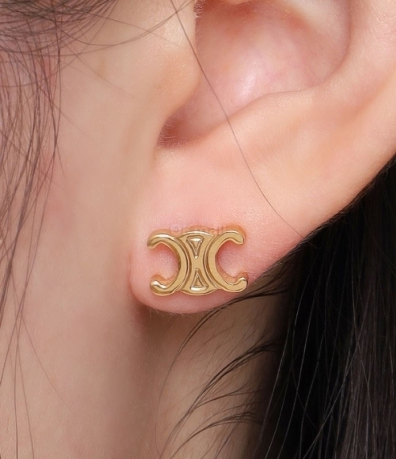 Celine Double C Studs