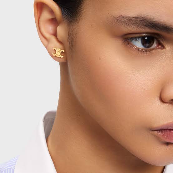 Celine Double C Studs