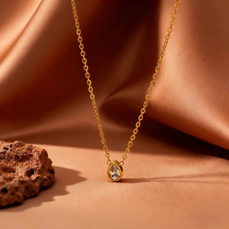 Aurora Drop Pendant Necklace