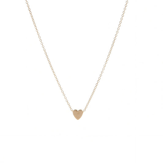 Demure Gold Heart