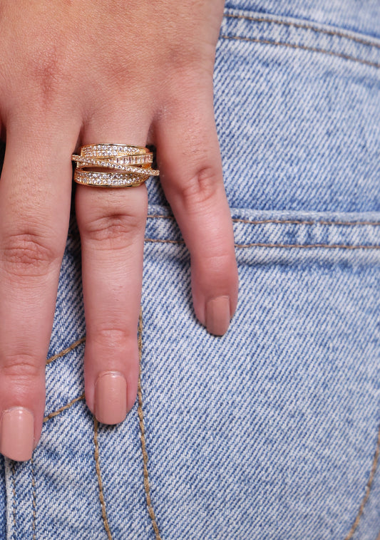 Zircon Stacked Rings
