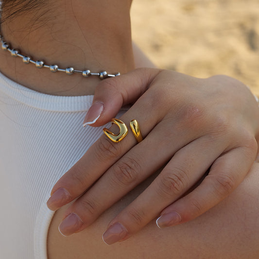 Twisted Gold Ring